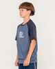 RUSTY BOYS WAGWAN RAGLAN SLEEVE S/S TEE - CHINA BLUE