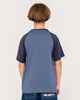 RUSTY BOYS WAGWAN RAGLAN SLEEVE S/S TEE - CHINA BLUE