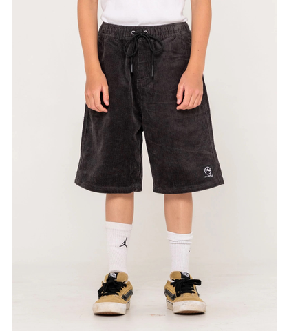 RUSTY BOYS WEAR EVA CORD SHORT - COAL