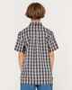 RUSTY BOYS DATSUN CHECK S/S DRESS SHIRT - BLACK