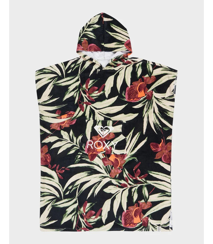 ROXY LADIES STAY MAGICAL PRINTED HOODED TOWEL - WIND SWEPT FLOARL