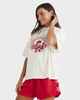 ROXY LADIES CHASER S/S TEE - EGRET