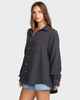 BILLABONG LADIES SWELL BLOUSE - BLACK SANDS