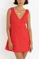 RHYTHM LADIES BELLE MINI DRESS - RED