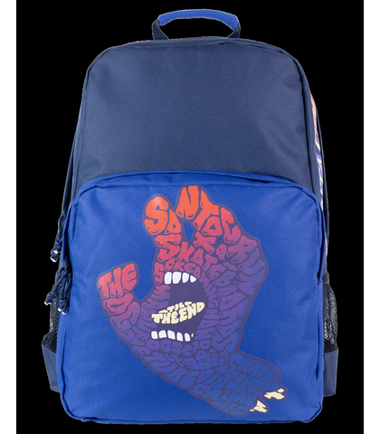 SANTA CRUZ LETTER HEAD FADE BACKPACK - COBALT