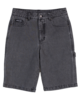 SANTA CRUZ BOYS CLASSIC DOT BAGGY CARPENTER DENIM SHORT - CARBON