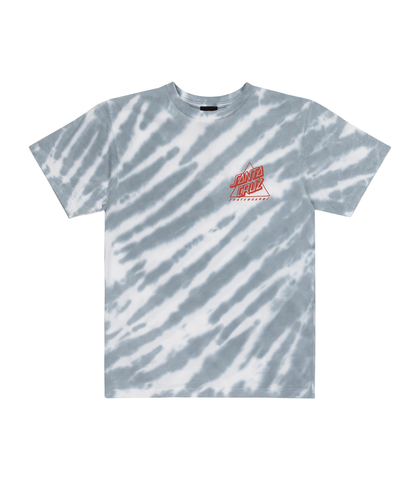 SANTA CRUZ BOYS NOT A DOT HOLLOW S/S TEE - SLATE TIEDYE