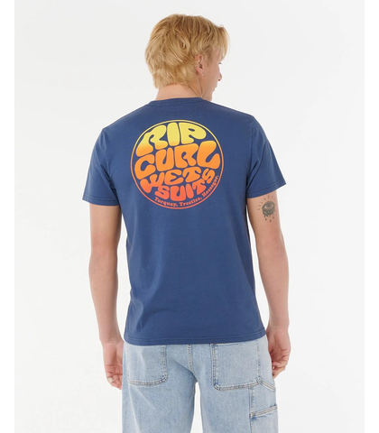 RIPCURL MENS PASSAGE TEE - LIGHT NAVY