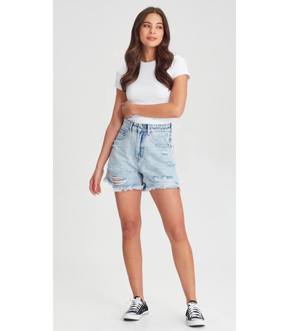 JUNK FOOD JEANS - BROOKLYN SHORT - BLUE