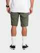VOLCOM MENS SOLVER LITE 5 POCKET WALKSHORT - ARMY GREEN