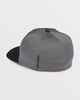 VOLCOM FULL STONE FLEXFIT CAP - ASPHALT BLACK