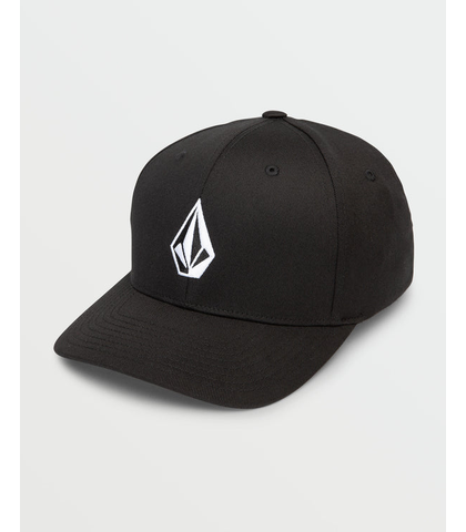 VOLCOM MENS FULL STONE FLEXFIT CAP - BLACK