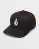 VOLCOM MENS FULL STONE FLEXFIT CAP - BLACK