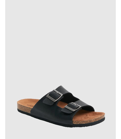 KUSTOM LADIES DUE SLIDE - BLACK / TAN