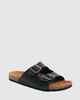 KUSTOM LADIES DUE SLIDE - BLACK / TAN