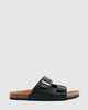 KUSTOM LADIES DUE SLIDE - BLACK / TAN