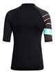 QUIKSILVER BOYS ACTIVE S/S RASH SHIRT - BLACK