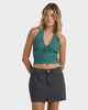 BILLABONG LADIES AFTER SUNSET TOP - EVERGREEN