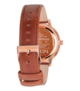NIXON KENSINGTON LEATHER WATCH - ROSE GOLD / WHITE