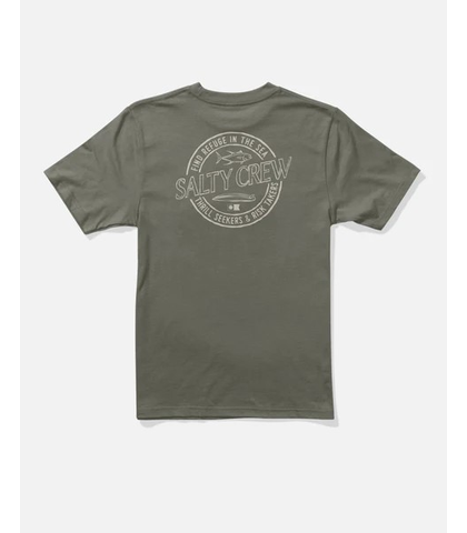SALTY CREW BOYS SKEWED S/S TEE - DUSTY OLIVE