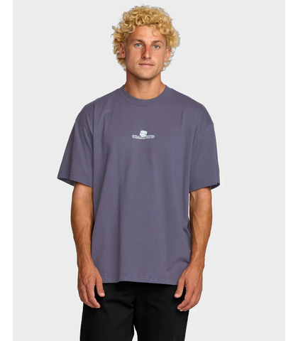 BILKLABONG MENS SPEC DOTCOM S/S TEE - NAVY