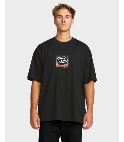 BILLABONG MENS SPEC 3D S/S TEE - BLACK