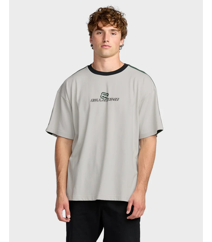 BILLABONG MENS SPEC 73 ICONIC S/S TEE - SILVER