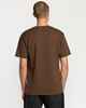 VOLCOM MENS ANGLE IRON S/S TEE - BROWN STONE