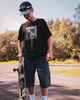 VOLCOM MENS ANGLE IRON S/S TEE - BROWN STONE