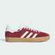 ADIDAS GAZELLE ADV SHOE - SHADOW RED / CRYSTALWHITE / GOLD
