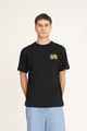 HUFFER MENS SUP TEE - STACKED AS - BLACK