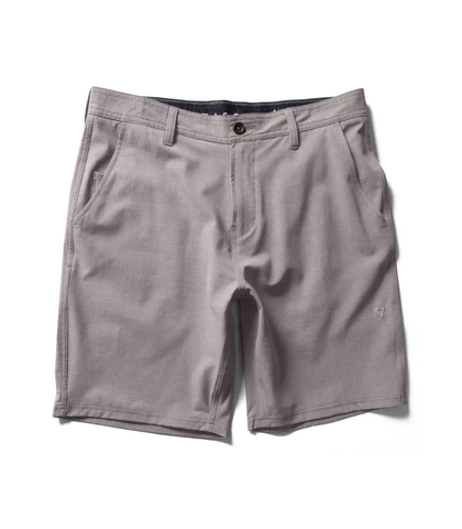 VISSLA MENS FIN ROPE HYBRID 19.5'' WALKSHORT - DARK KHAKI