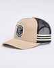 MAD HUEYS SAILOR ANCHOR TWILL TRUCKER CAP - TAN