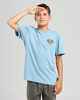 MAD HUEYS YOUTH THE SEA CAPTAIN TEE - STEEL BLUE