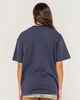RUSTY LADIES WAVE RIDER 2.0 OVERSIZE TEE - NAVY BLUE