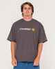 RUSTY MENS JETSETTER S/S TEE - COAL