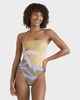 BILLABONG LADIES FEEL THE HEAT TULLY 1 PIECE SWIMSUIT - CADET