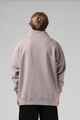 RPM MENS TRACK 1/4 ZIP SWEATER - STONE