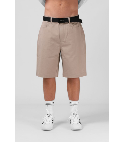 RPM MENS Y2K DRILL SHORT - STONE