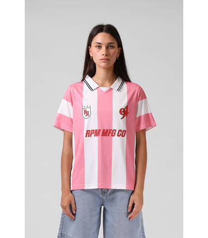 RPM LADIES EURO JERSEY - PINK STRIPE