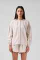 RPM LADIES OLIVE BLOUSE - OATMEAL