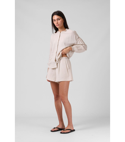 RPM LADIES TILLY SHORT - OATMEAL