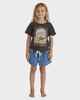BILLABONG TODDLER GIRLS ENDLESS SUMMER TEE - OFF BLACK