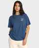 BILLABONG LADIES CATCH FEELINGS TEE - NAVY