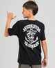 MAD HUEYS BOYS SAILOR ACHOR S/S TEE - BLACK