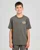 MAD HUEYS BOYS STAY FROTHING S/S TEE - CHARCOAL