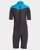 BILLABONG KIDS ABSOLUTE 2MM BACKZIP SPRINGSUIT - TURQUOISE
