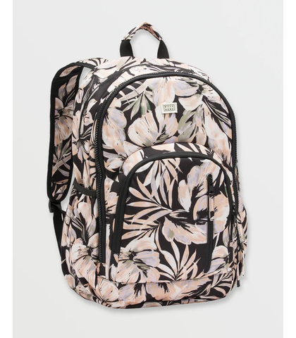 BILLABONG LADIES ROADIE BACKPACK - BLACK FLOARL