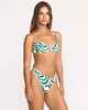 BILLABONG LADIES ALL THE WAVES TALIA BIKINI TOP - EVERGREEN