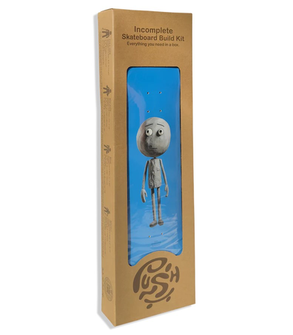 PUSH SKATEBOARDS - CONCRETE GUY IN-COMPLETE - BLUE 7.75